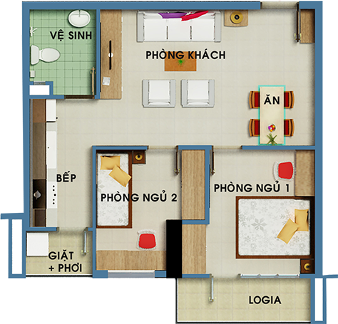 TỔNG QUAN CĂN HỘ THE USEFULL